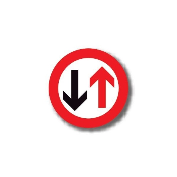 Ergomat 32in CIRCLE SIGNS - Arrows Up&Down DSV-SIGN 1024 #1746 -UEN - main